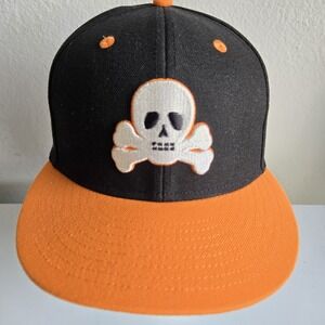 SIOUX CITY GHOSTS EFF DNA EBBETS Field Black Orange Fitted HAT Size 7⅜ Mens